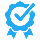 Certification ribbon symbol